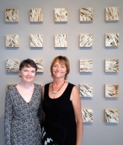 Karin and Patricia at Patricia Cameron Gallery, 2014